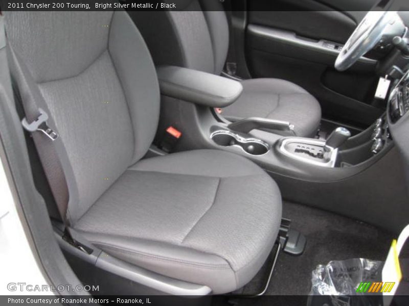 Bright Silver Metallic / Black 2011 Chrysler 200 Touring