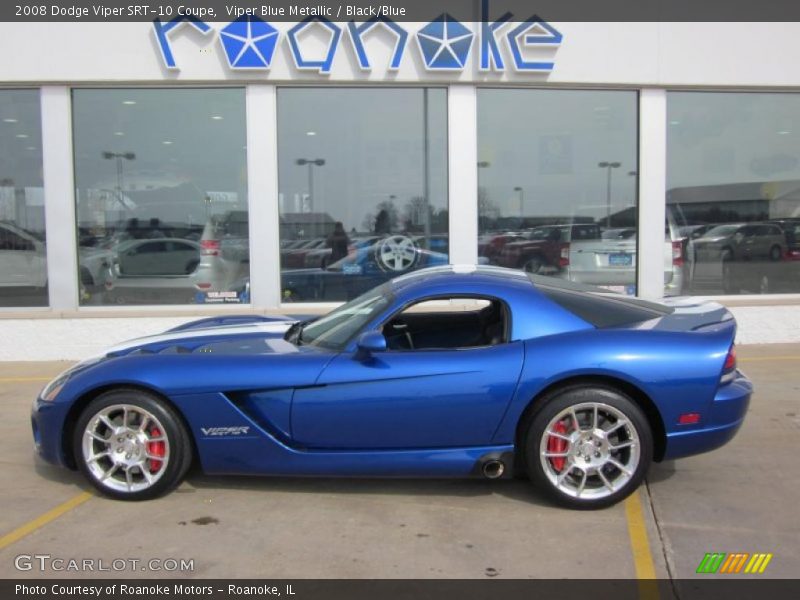 Viper Blue Metallic / Black/Blue 2008 Dodge Viper SRT-10 Coupe