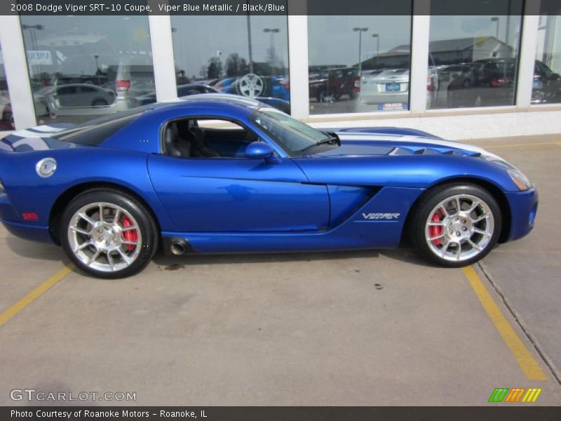 Viper Blue Metallic / Black/Blue 2008 Dodge Viper SRT-10 Coupe