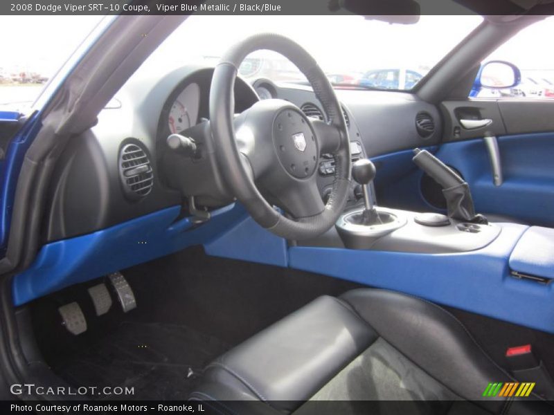  2008 Viper SRT-10 Coupe Black/Blue Interior