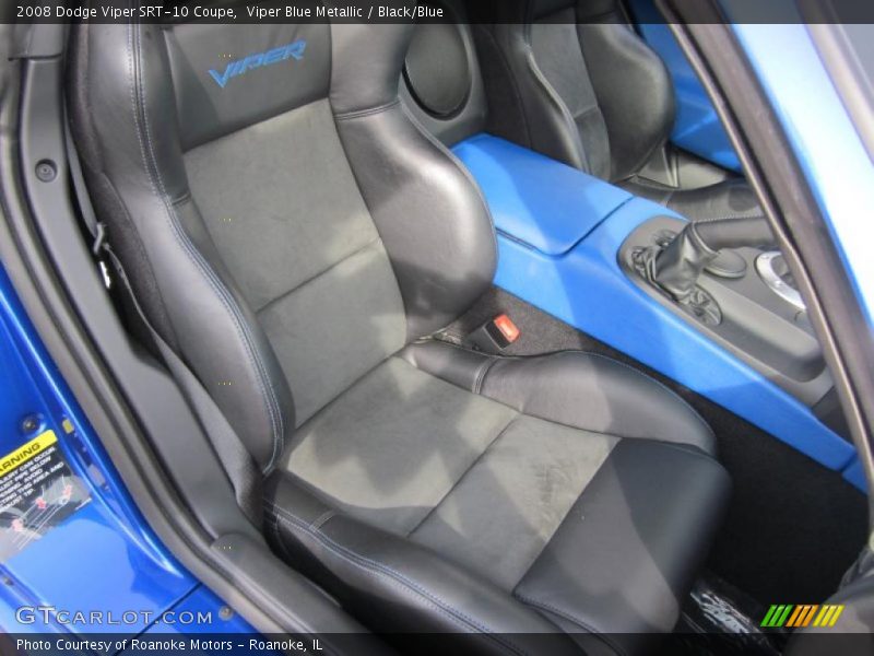  2008 Viper SRT-10 Coupe Black/Blue Interior