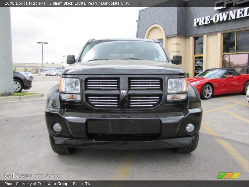 Brilliant Black Crystal Pearl / Dark Slate Gray 2008 Dodge Nitro R/T