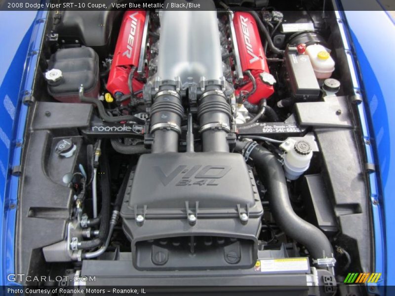  2008 Viper SRT-10 Coupe Engine - 8.4 Liter OHV 20-Valve VVT V10