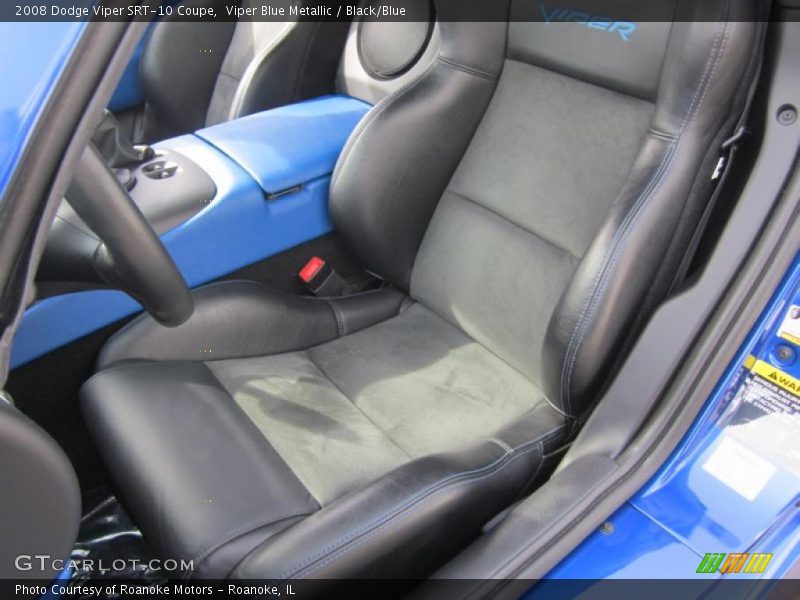  2008 Viper SRT-10 Coupe Black/Blue Interior
