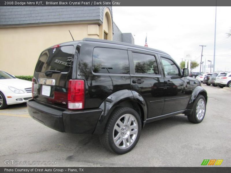 Brilliant Black Crystal Pearl / Dark Slate Gray 2008 Dodge Nitro R/T