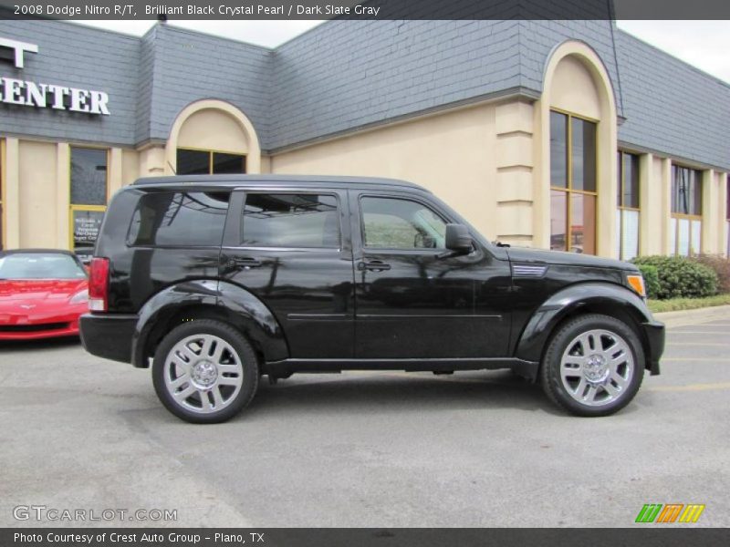 Brilliant Black Crystal Pearl / Dark Slate Gray 2008 Dodge Nitro R/T