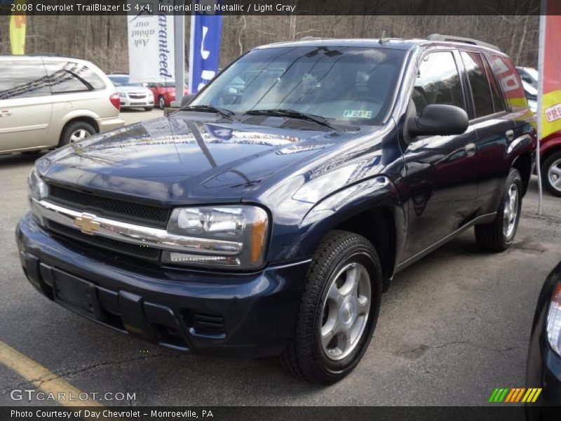 Imperial Blue Metallic / Light Gray 2008 Chevrolet TrailBlazer LS 4x4