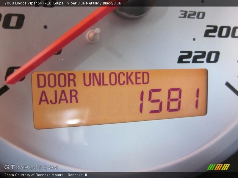 Viper Blue Metallic / Black/Blue 2008 Dodge Viper SRT-10 Coupe