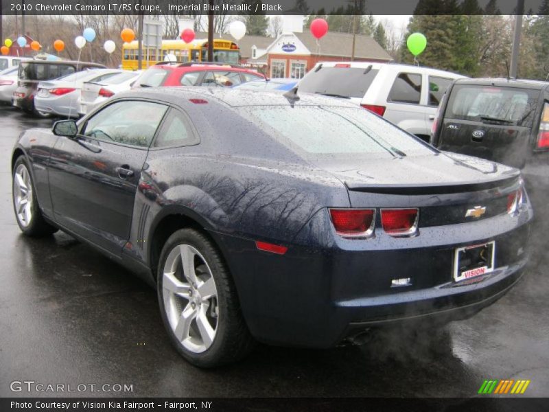 Imperial Blue Metallic / Black 2010 Chevrolet Camaro LT/RS Coupe