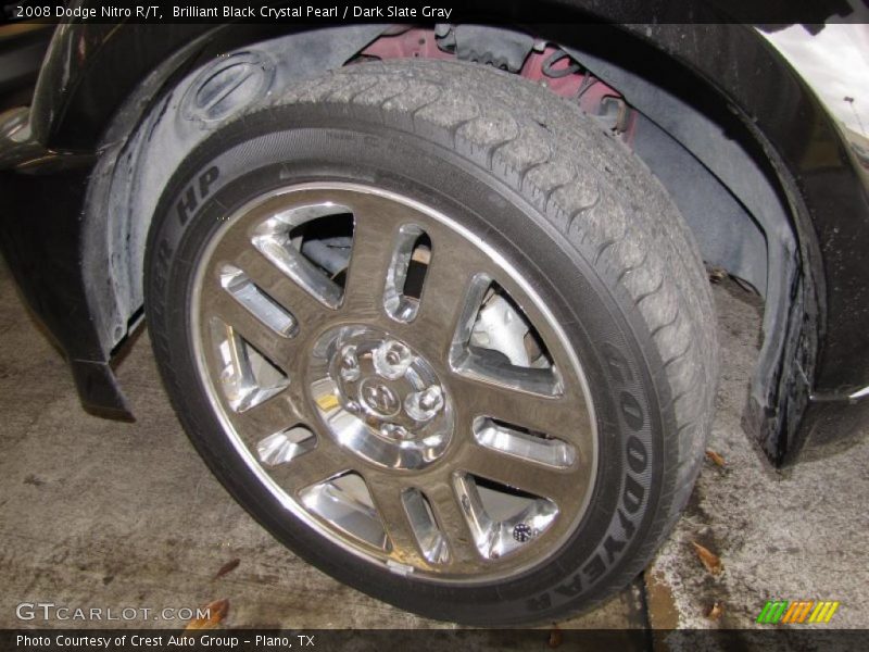 Brilliant Black Crystal Pearl / Dark Slate Gray 2008 Dodge Nitro R/T