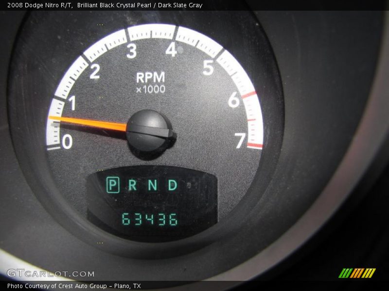 Brilliant Black Crystal Pearl / Dark Slate Gray 2008 Dodge Nitro R/T