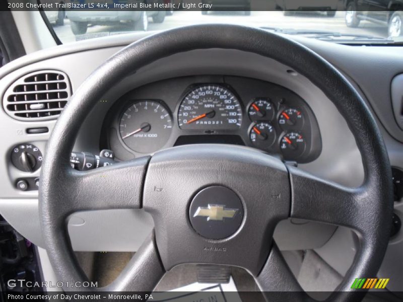 Imperial Blue Metallic / Light Gray 2008 Chevrolet TrailBlazer LS 4x4