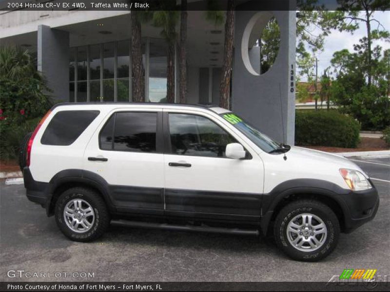 Taffeta White / Black 2004 Honda CR-V EX 4WD