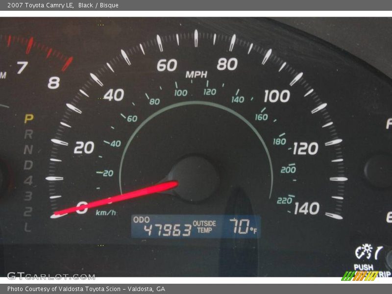Black / Bisque 2007 Toyota Camry LE