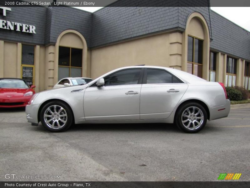 Light Platinum / Ebony 2008 Cadillac CTS Sedan