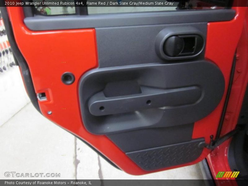Flame Red / Dark Slate Gray/Medium Slate Gray 2010 Jeep Wrangler Unlimited Rubicon 4x4
