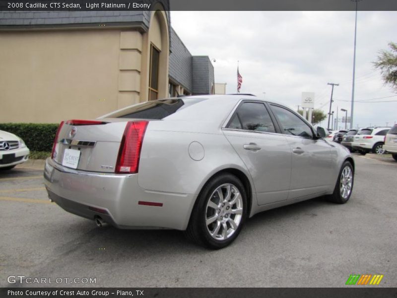 Light Platinum / Ebony 2008 Cadillac CTS Sedan