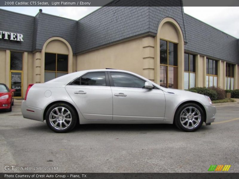 Light Platinum / Ebony 2008 Cadillac CTS Sedan