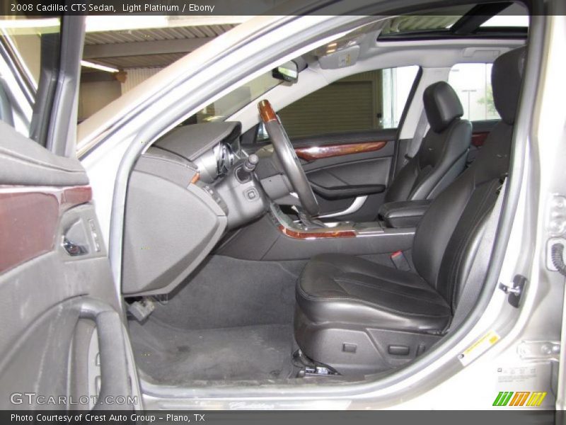 Light Platinum / Ebony 2008 Cadillac CTS Sedan