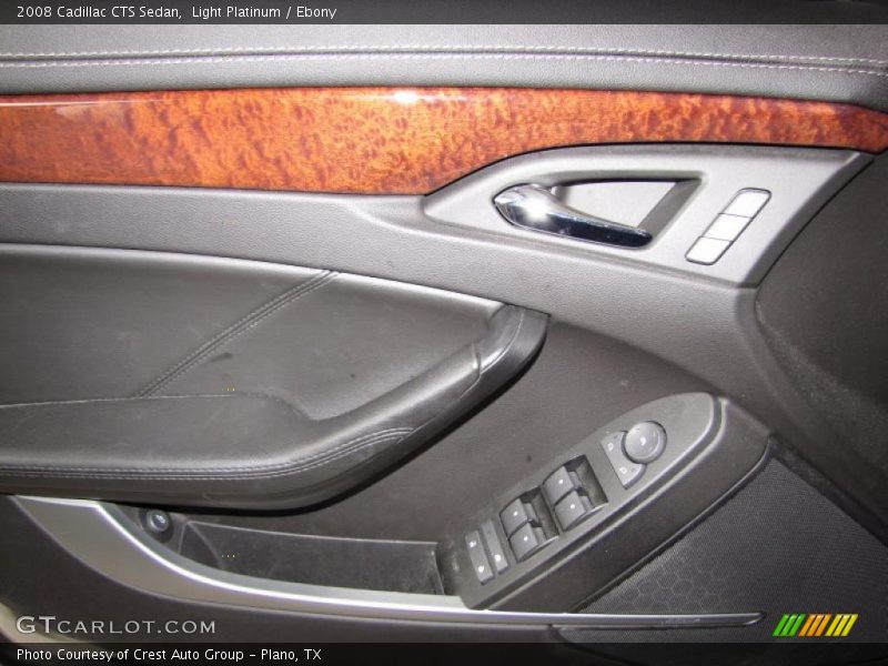 Light Platinum / Ebony 2008 Cadillac CTS Sedan