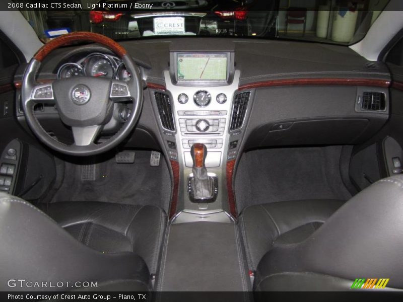 Light Platinum / Ebony 2008 Cadillac CTS Sedan