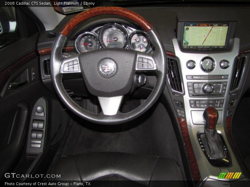 Light Platinum / Ebony 2008 Cadillac CTS Sedan