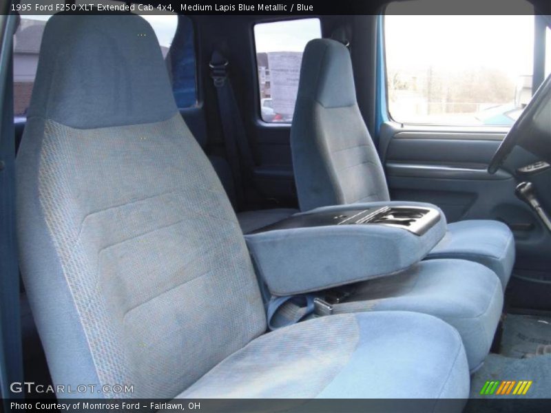  1995 F250 XLT Extended Cab 4x4 Blue Interior