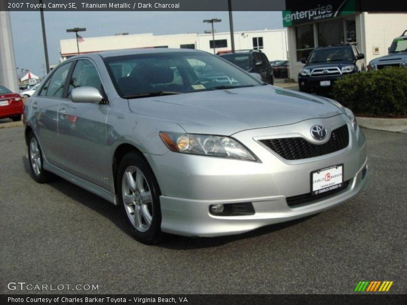 Titanium Metallic / Dark Charcoal 2007 Toyota Camry SE
