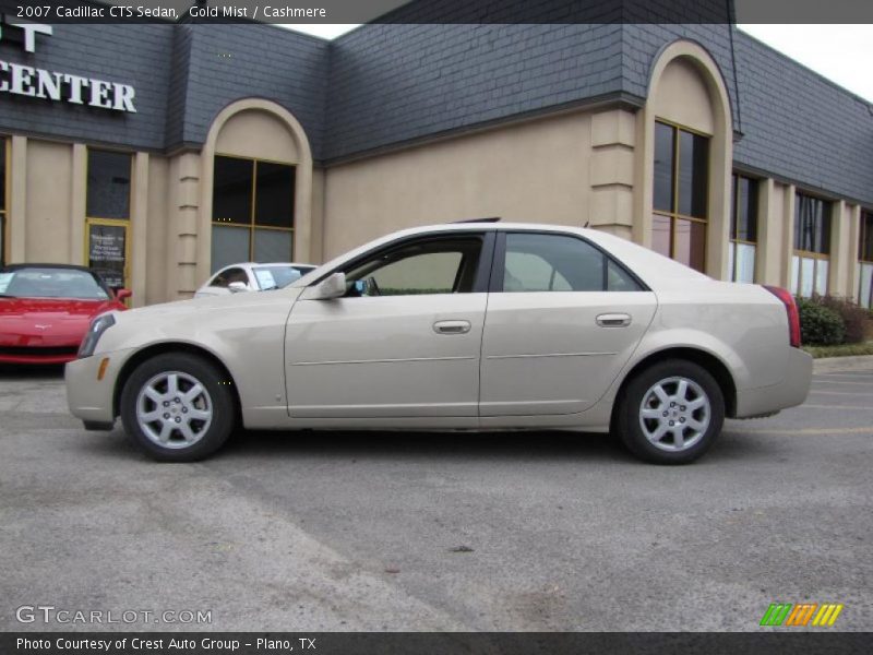 Gold Mist / Cashmere 2007 Cadillac CTS Sedan