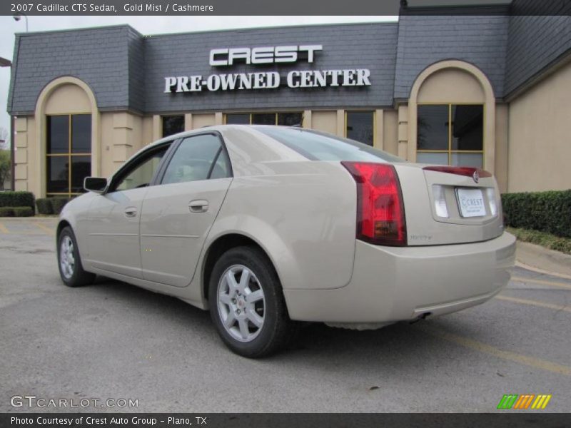 Gold Mist / Cashmere 2007 Cadillac CTS Sedan
