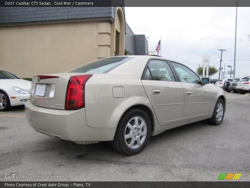 Gold Mist / Cashmere 2007 Cadillac CTS Sedan
