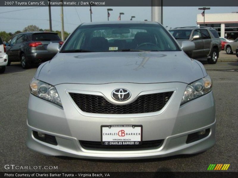 Titanium Metallic / Dark Charcoal 2007 Toyota Camry SE