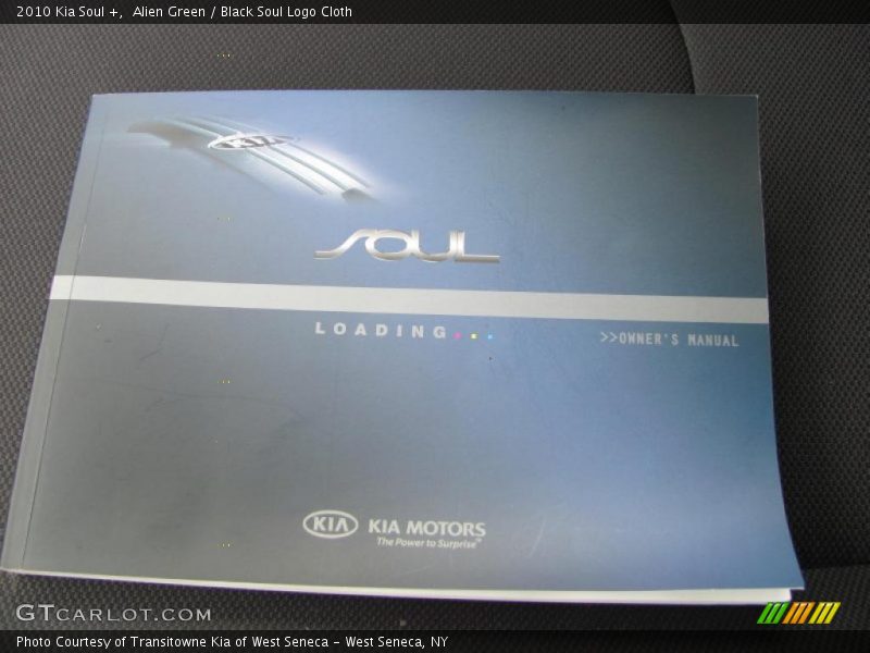 Alien Green / Black Soul Logo Cloth 2010 Kia Soul +