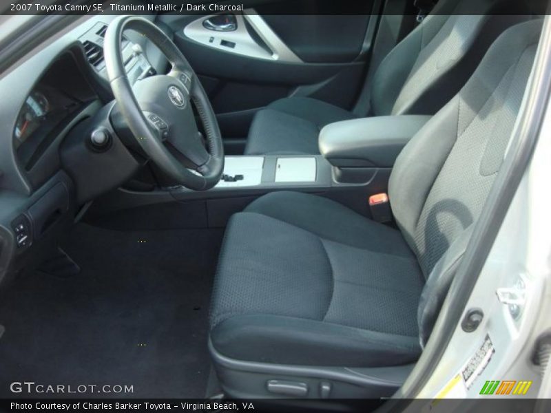 Titanium Metallic / Dark Charcoal 2007 Toyota Camry SE