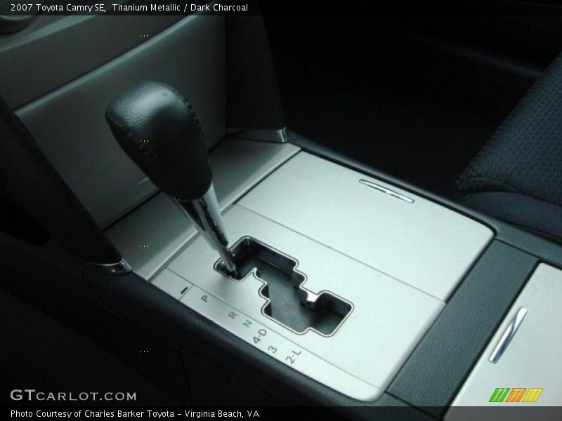 Titanium Metallic / Dark Charcoal 2007 Toyota Camry SE