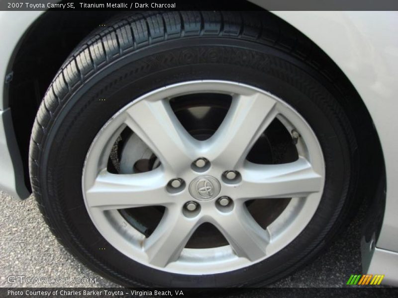 Titanium Metallic / Dark Charcoal 2007 Toyota Camry SE