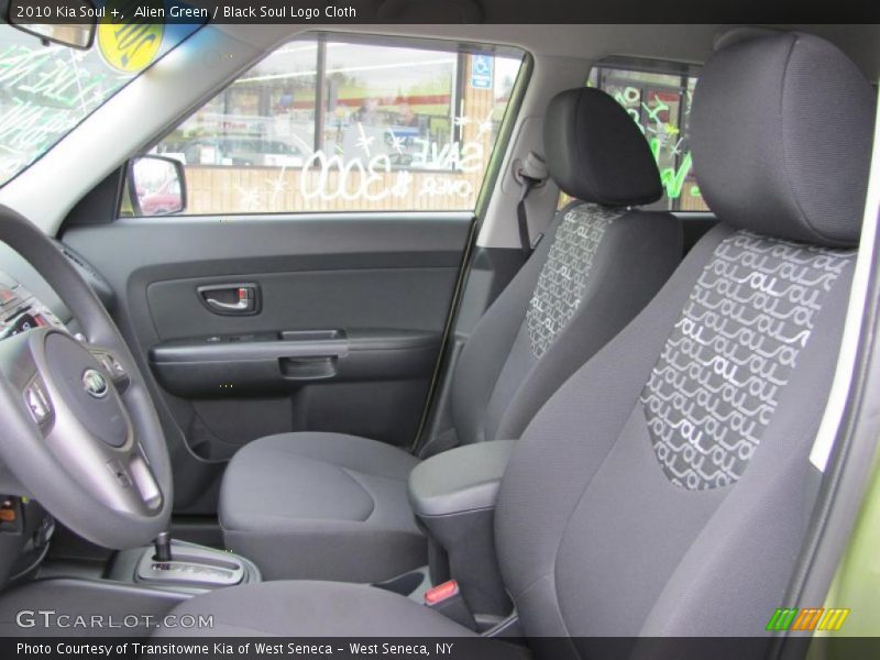 Alien Green / Black Soul Logo Cloth 2010 Kia Soul +