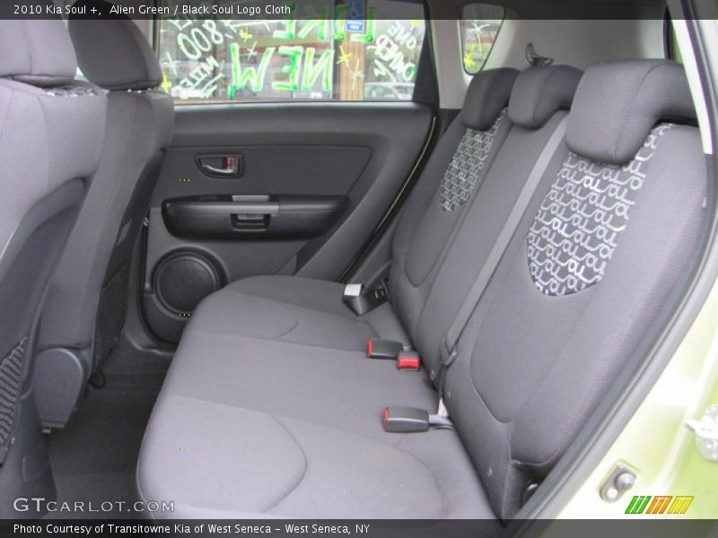 Alien Green / Black Soul Logo Cloth 2010 Kia Soul +