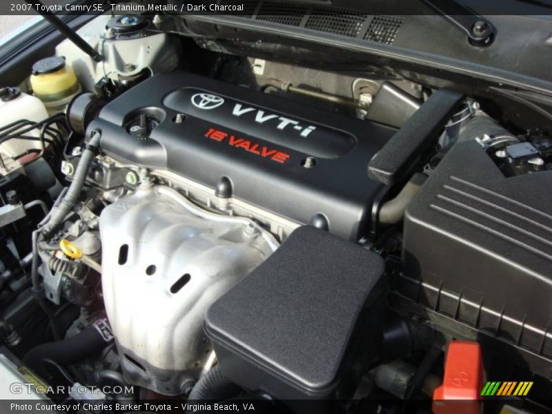 Titanium Metallic / Dark Charcoal 2007 Toyota Camry SE