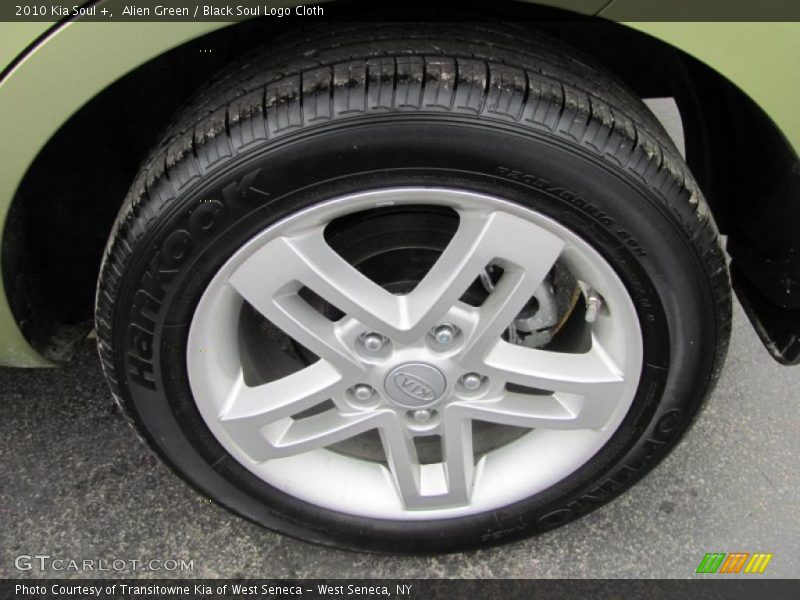 Alien Green / Black Soul Logo Cloth 2010 Kia Soul +