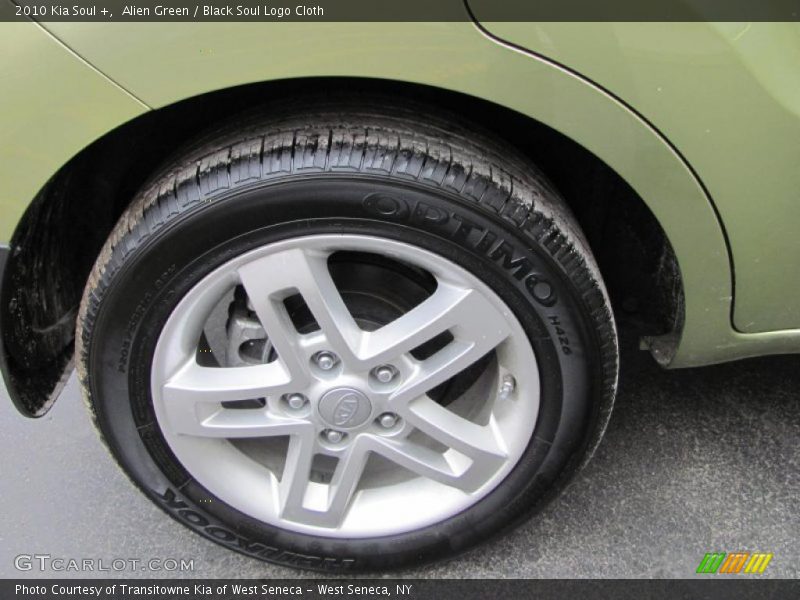 Alien Green / Black Soul Logo Cloth 2010 Kia Soul +