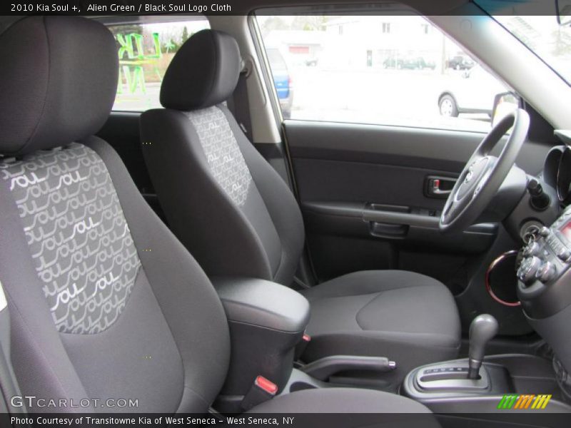 Alien Green / Black Soul Logo Cloth 2010 Kia Soul +