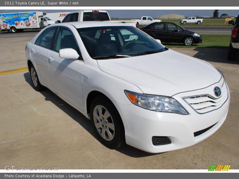 Super White / Ash 2011 Toyota Camry LE