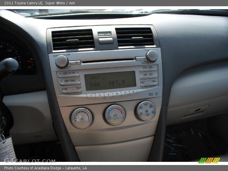 Super White / Ash 2011 Toyota Camry LE