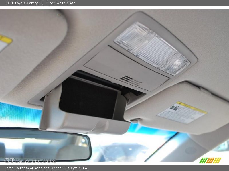 Super White / Ash 2011 Toyota Camry LE