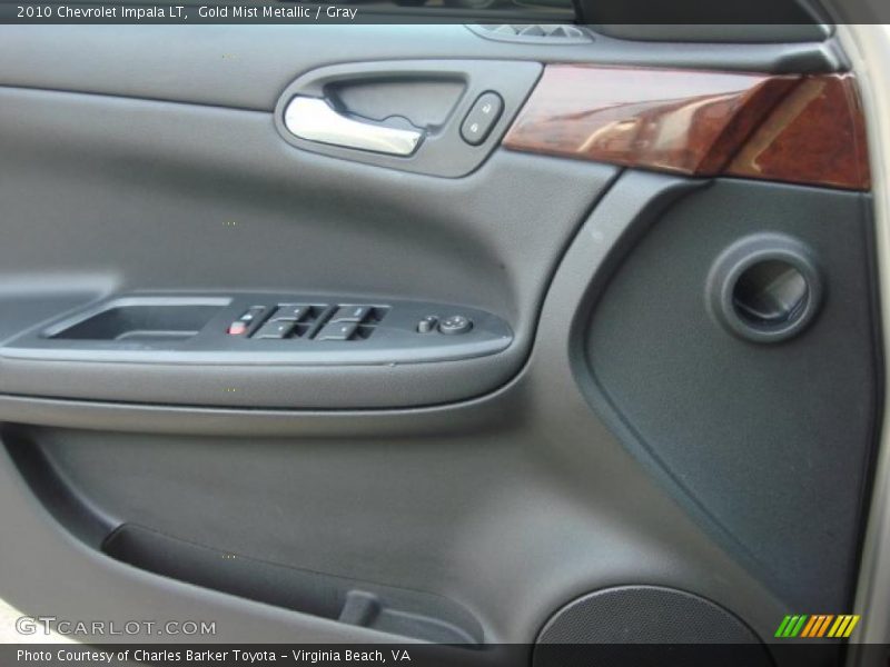 Gold Mist Metallic / Gray 2010 Chevrolet Impala LT