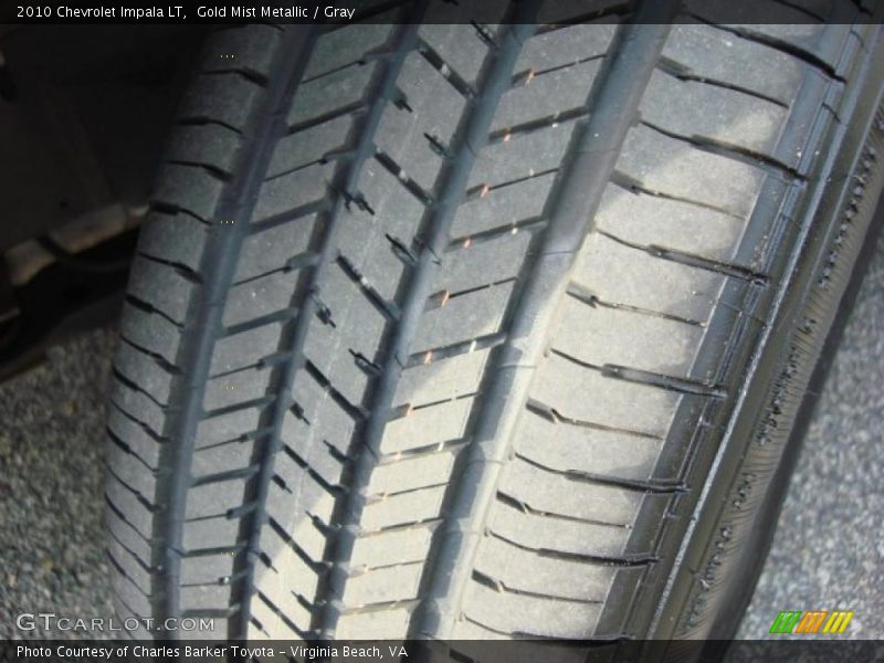 Gold Mist Metallic / Gray 2010 Chevrolet Impala LT