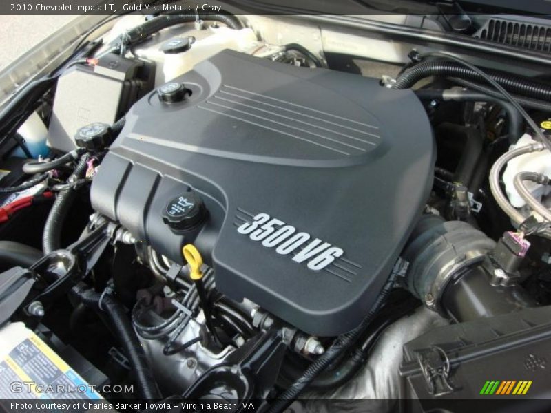 Gold Mist Metallic / Gray 2010 Chevrolet Impala LT