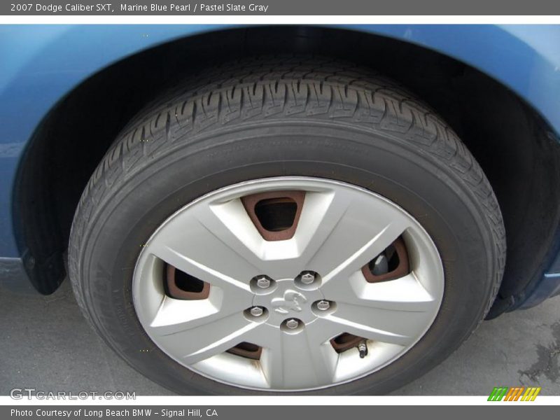 Marine Blue Pearl / Pastel Slate Gray 2007 Dodge Caliber SXT