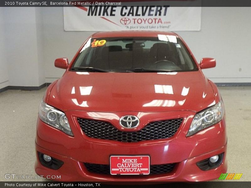 Barcelona Red Metallic / Dark Charcoal 2010 Toyota Camry SE